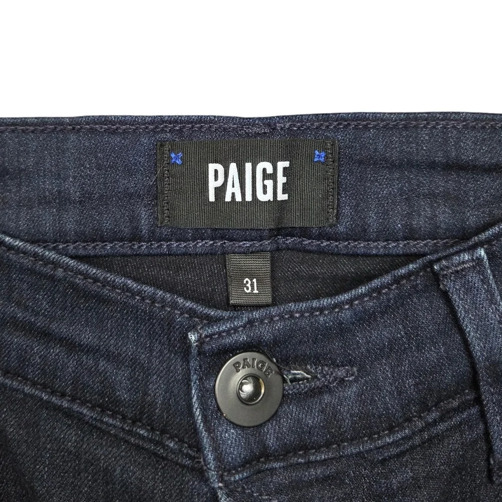 Paige Federal Jeans‎ Mens 31 x 30 Slim Straight Inkwell STRETCHED KNEE